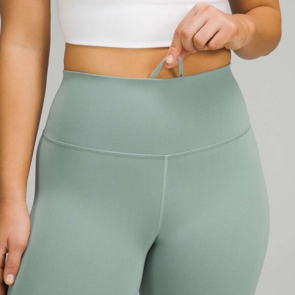 Lululemon Wunder Train Contour Fit High-Rise Crop 23" Misty Glade Size 2 - Picture 13 of 14